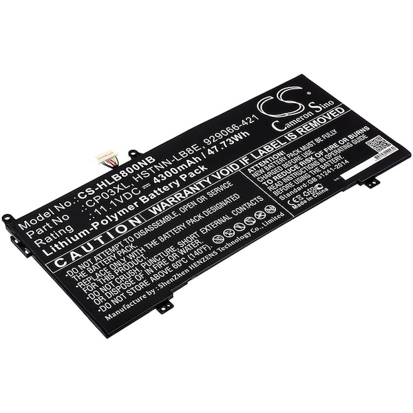 Ilc Replacement For Hp Hewlett Packard Spectre X360 Convertible Battery SPECTRE X360 CONVERTIBLE - main